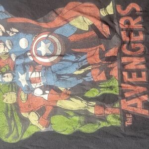 Marvel Avengers Graphic T-Shirt - Black and Multicolor